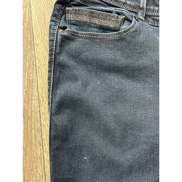 LEVI'S MID RISE SKINNY WOMENS PLUS SIZE 16W DENIM DARK WASH BLUE JEANS STRETCH - Picture 3 of 10